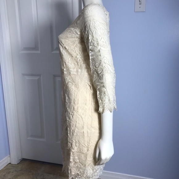 White Lace Max Studio Dress - Picture 5 of 8